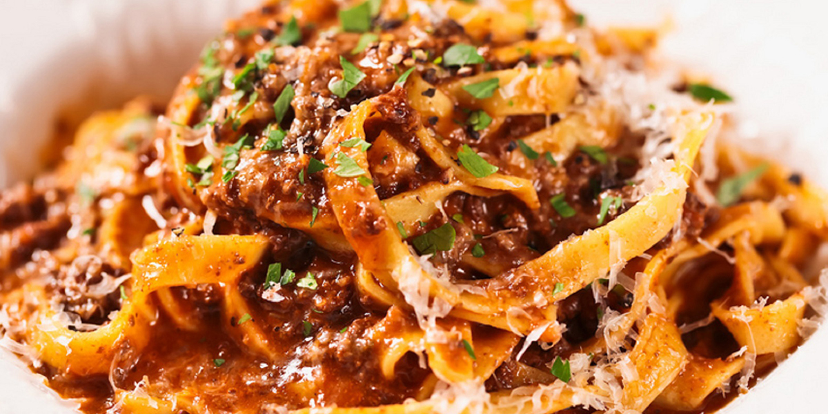 ボロニェーゼのタリアッテッレ